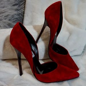 STEVE MADDEN Red High Heels Size 5.5M